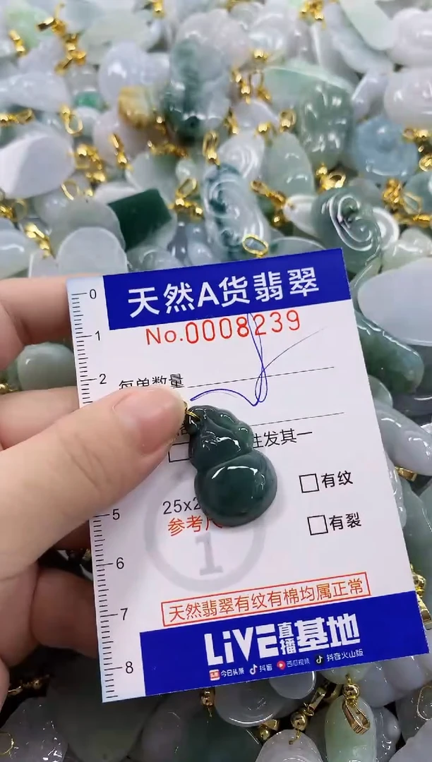 颈饰未镶嵌翡翠天然A货翡翠