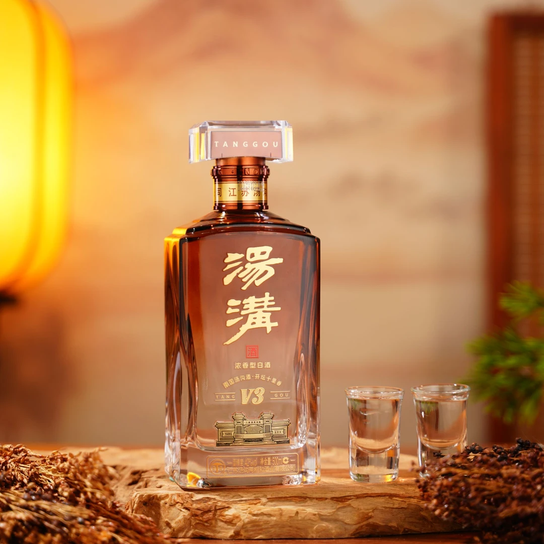 汤沟V3浓香型白酒 纯粮古法酿造42度500ml