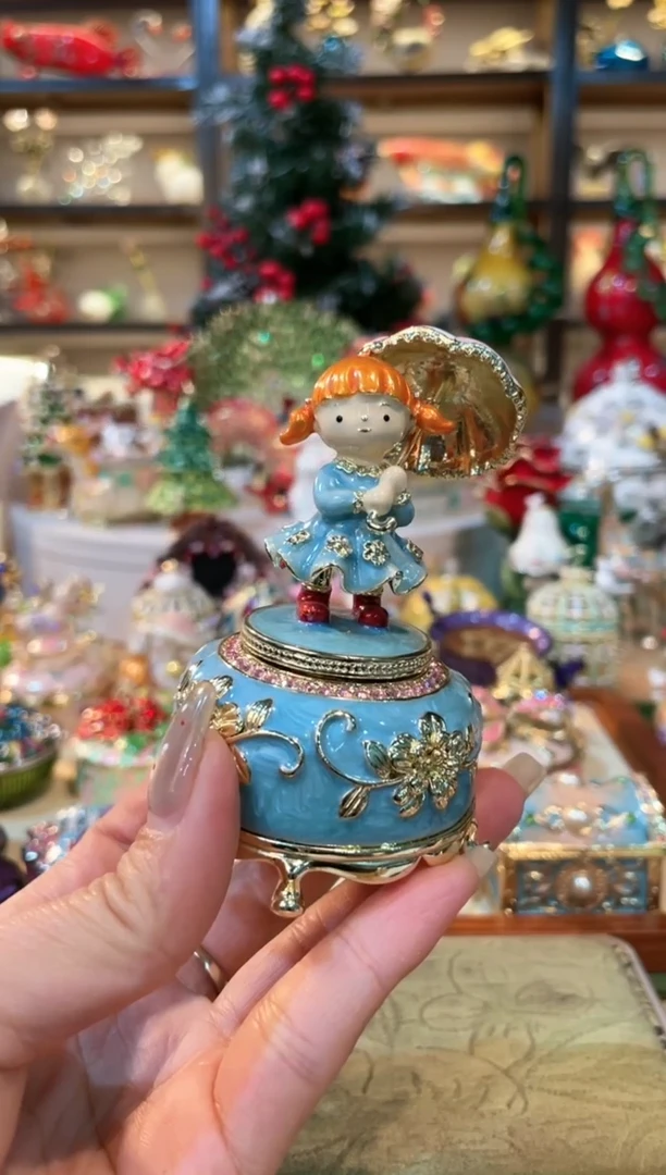 【闪购商品】精致珐琅彩首饰盒