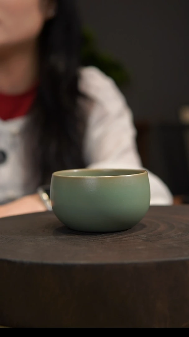 杯子禅定杯 汝州原产地  原矿老釉
