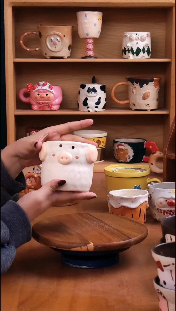 摆件陶景德镇原创手工陶瓷