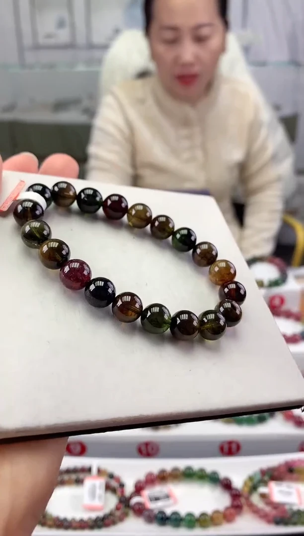 未镶嵌手串碧玺多样性发一条