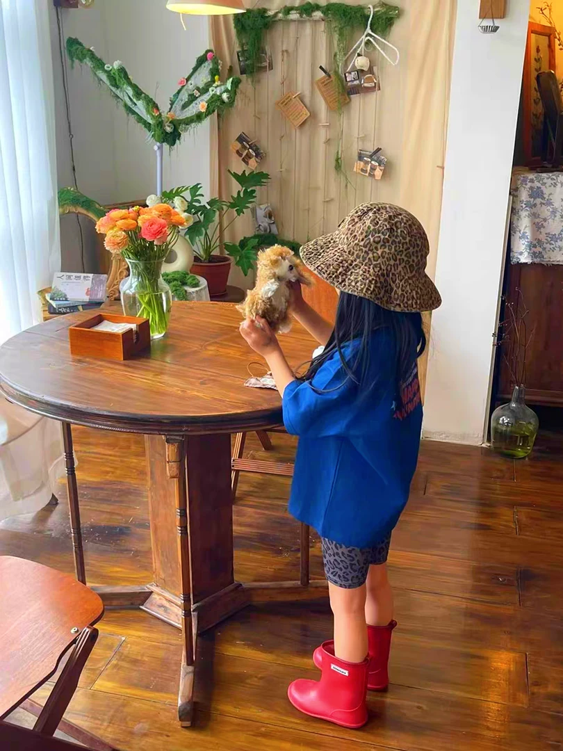 女童夏季韩版豹纹短裤儿童打底裤小童女宝宝骑行裤弹力五分裤童装