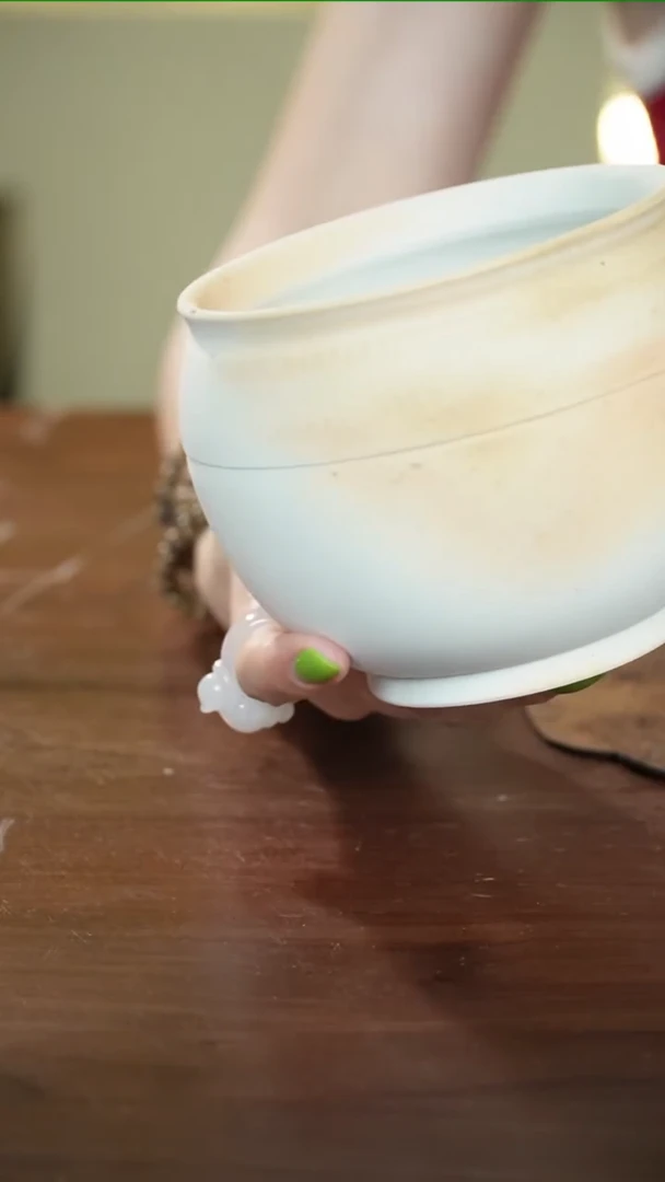 咏善山头茶~粗陶水盂