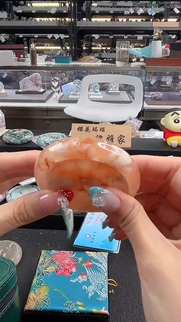 未镶嵌手镯石英质玉53圈口（赠品镯心）6889015