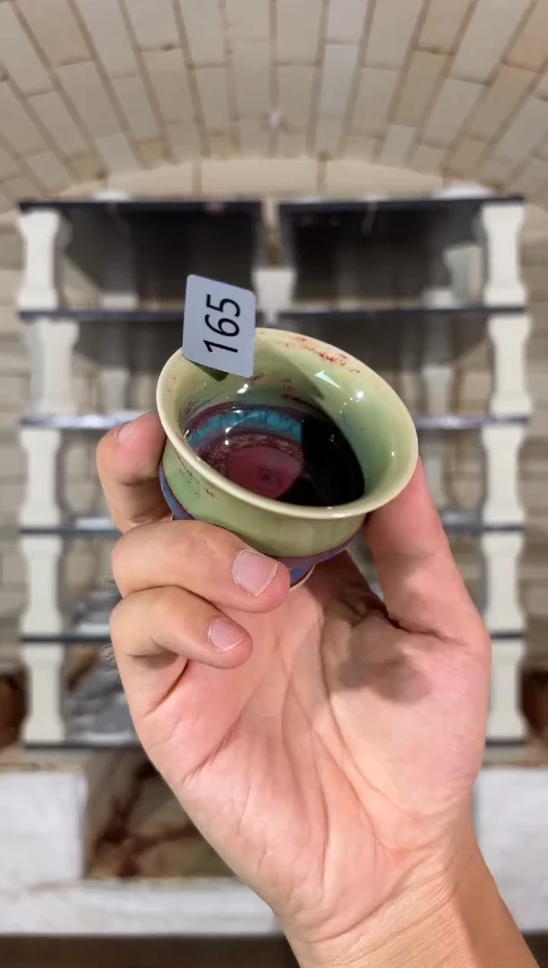 摆件精品窑变钧瓷茶器