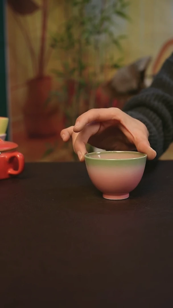 【闪购商品】景德镇陶瓷杯碗柴烧多人