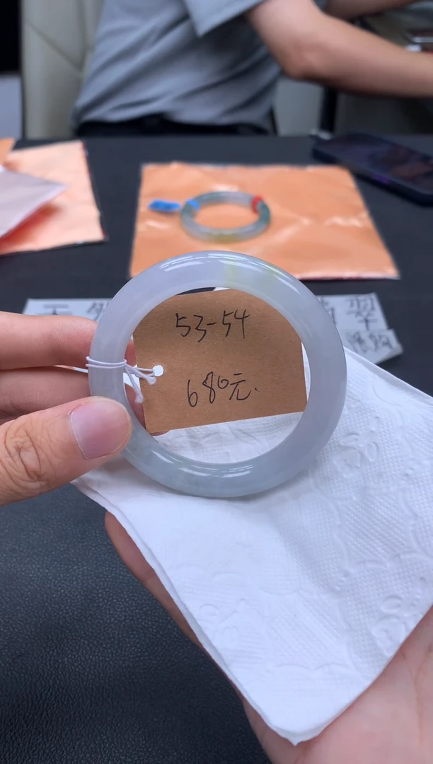 未镶嵌天然A货翡翠定制翡翠R**a53-54（48小时鉴赏期）