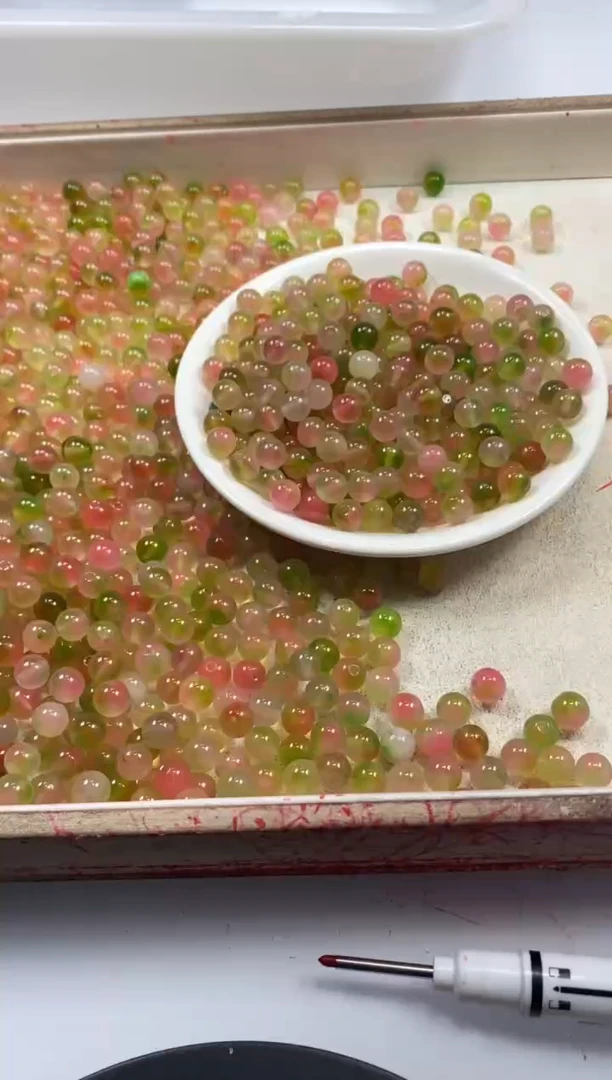 【闪购商品】玛瑙/玉髓颈饰未镶嵌w833水蜜桃盐源8mm*30颗