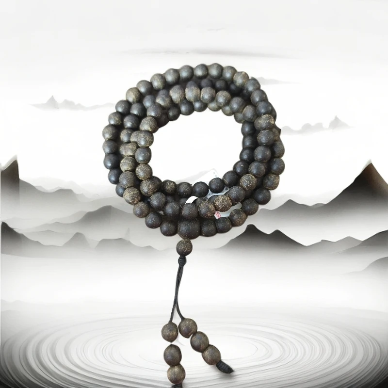 增香沉香木二哥文玩吊坠F255