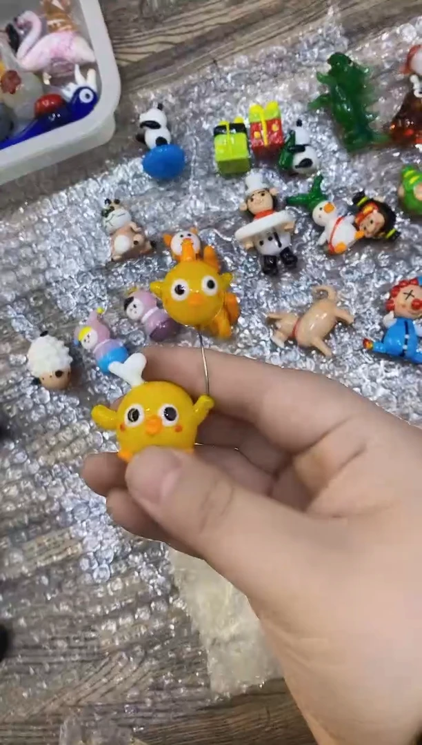 【闪购商品】琉璃手工艺品铁丝鸡