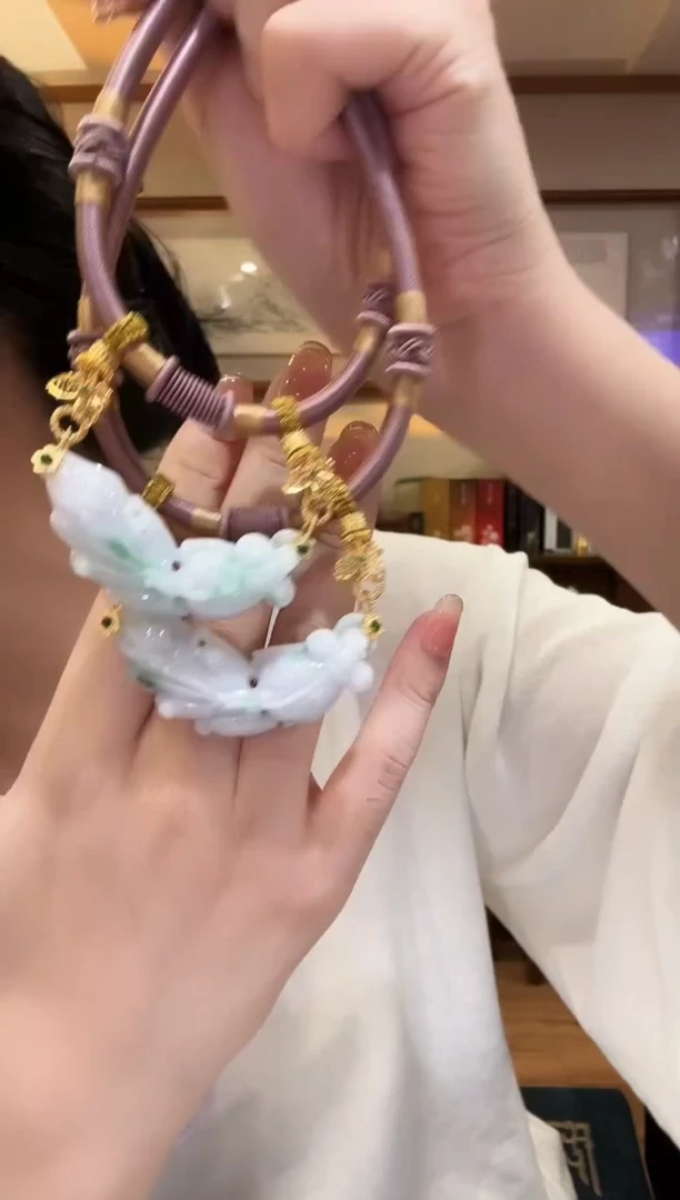 颈饰未镶嵌翡翠国风多样性发其一