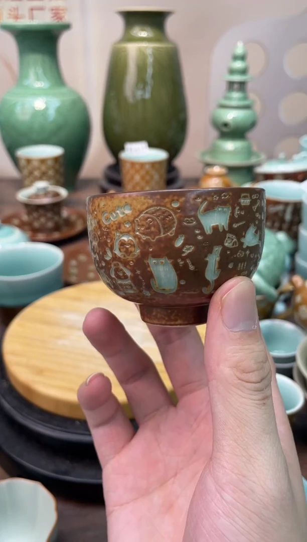 特价福利 微瑕 慧仙青瓷