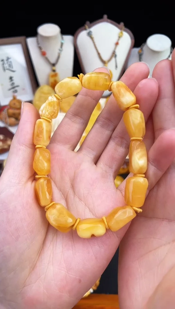 琥珀未镶嵌珠宝奇石柒月