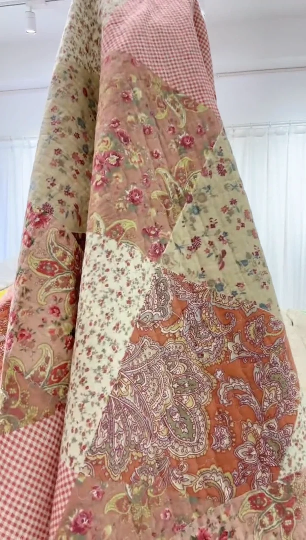 棉22*240纯棉床盖36号微瑕