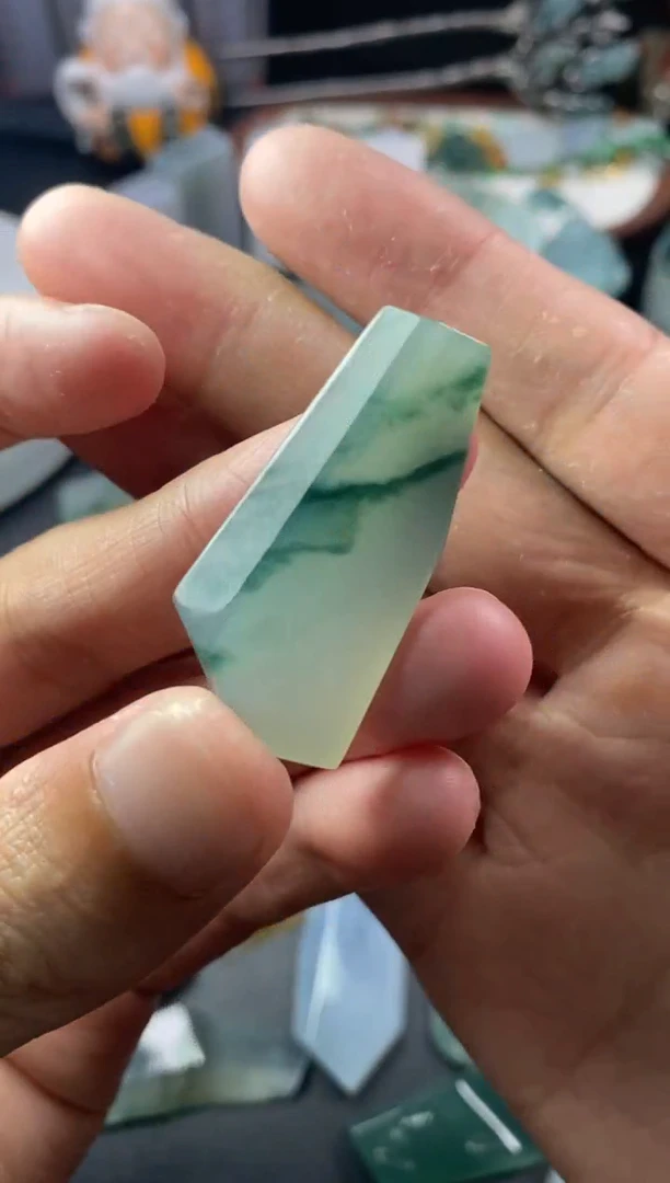 未镶嵌定制翡翠翡翠片料定制未镶嵌12.27-17