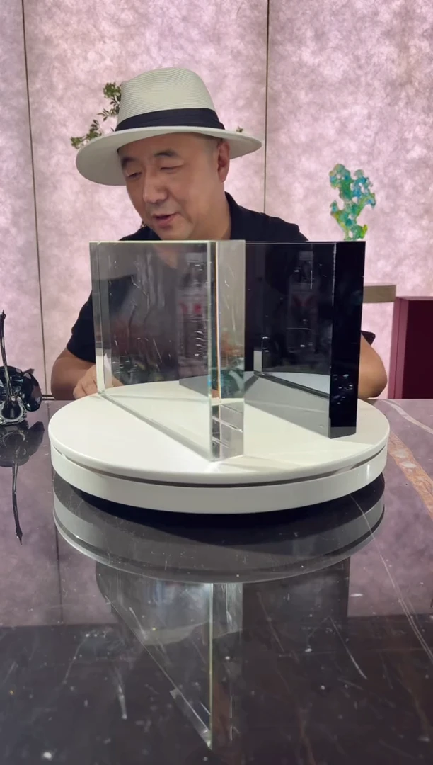 摆件清**气300*200黑色，透明底座各一个