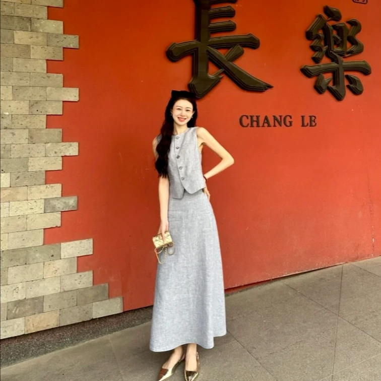 【青灰】哥弟气质百搭老钱风马甲140012