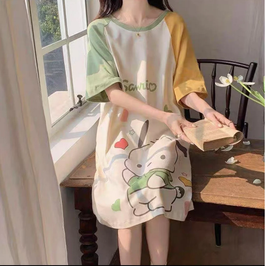 8167-（爱心帕恰狗）全棉短袖睡衣