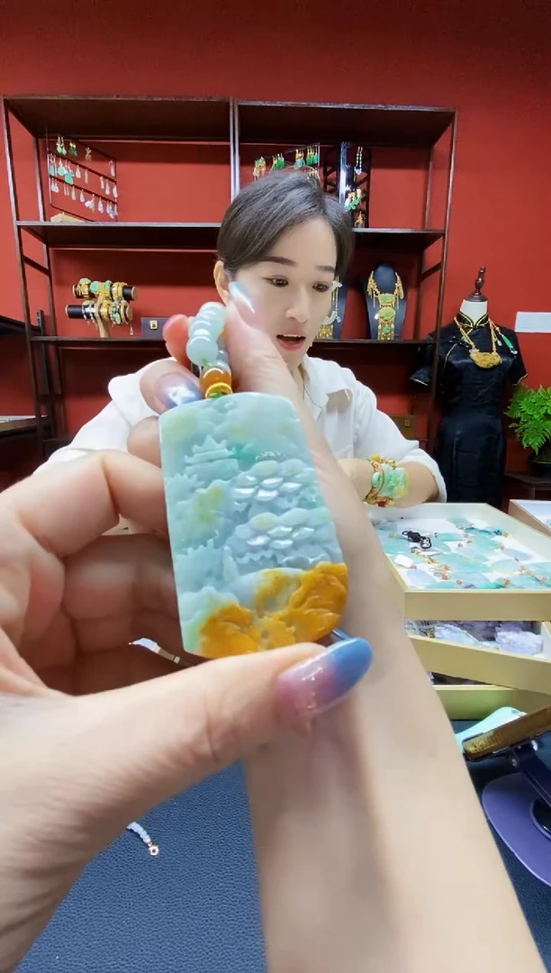 颈饰未镶嵌翡翠翡翠吊坠