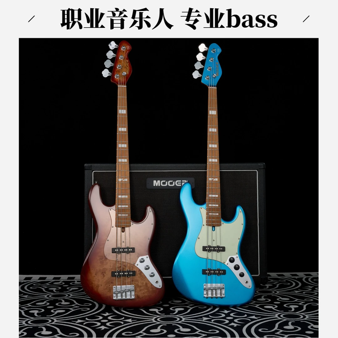 MOOER MBJ410 420系列 职业贝斯手音乐人贝斯专业进阶贝斯