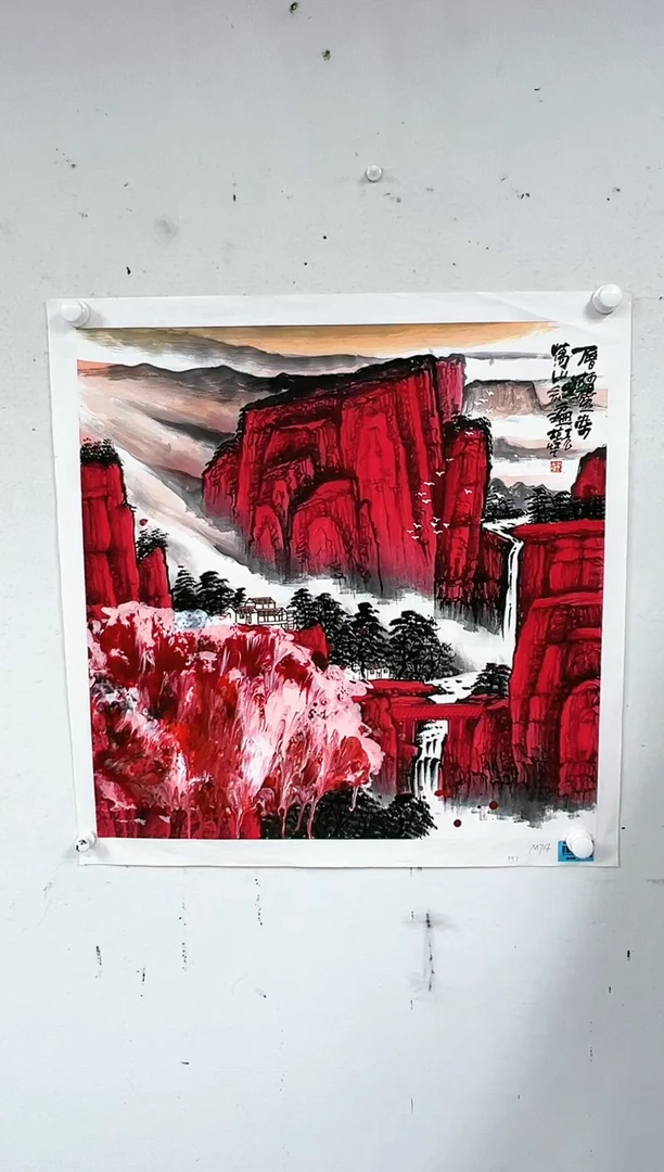 国画赵燮-4平尺-国画作品-yz