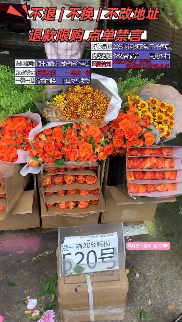 520号♥含20%耗损发一箱