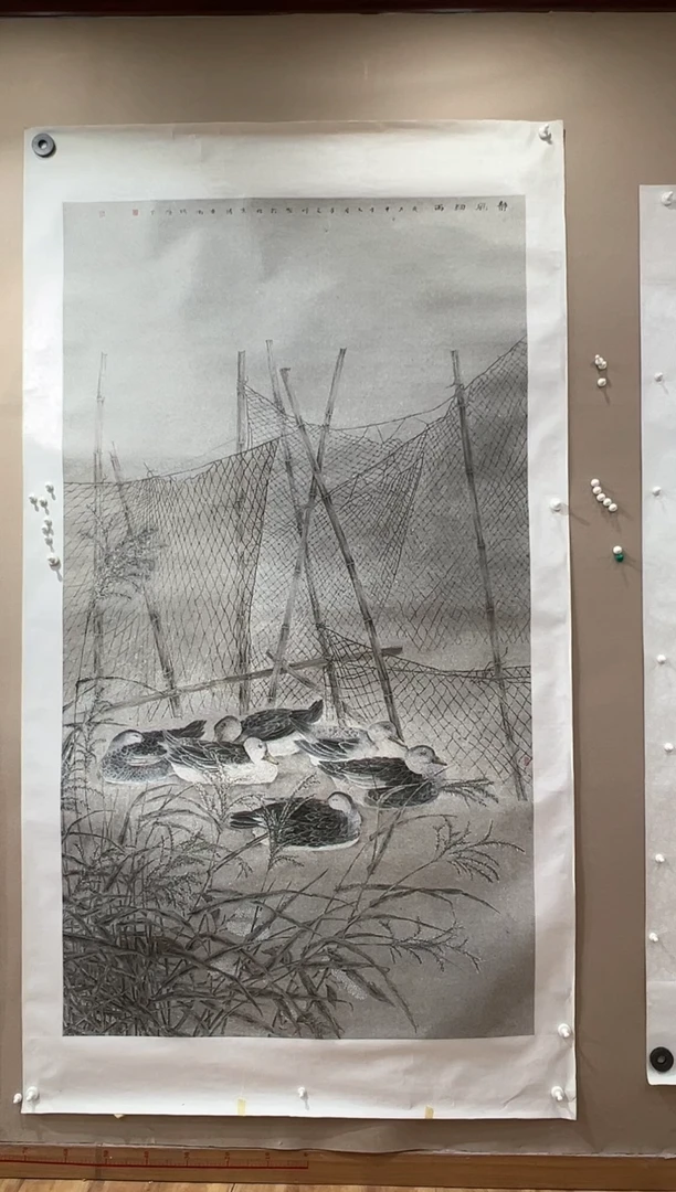 【闪购商品】国画绘画作品24平尺花鸟