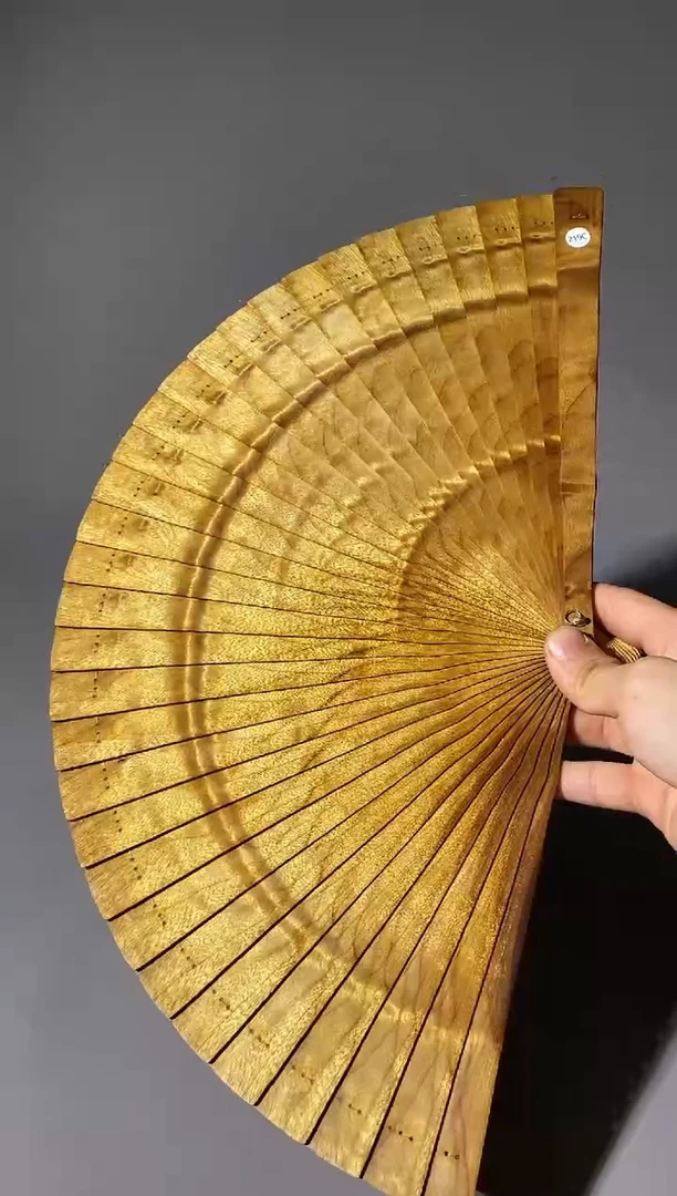 金丝楠三**爷219号24cm小叶桢楠扇子