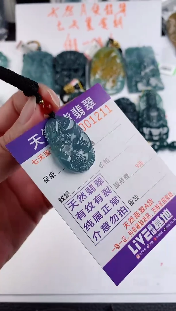 颈饰未镶嵌翡翠