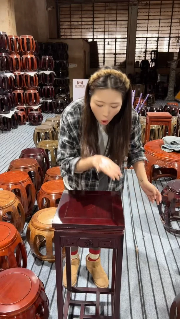 【闪购商品】花梨木类家具花梨木酸枝色花架