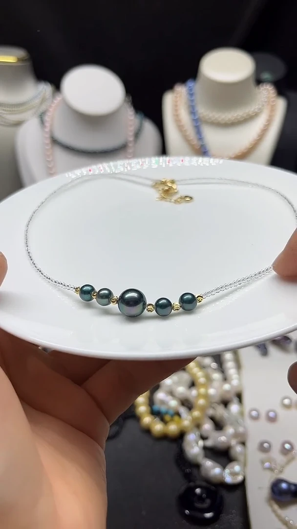 颈饰未镶嵌淡水珍珠多人