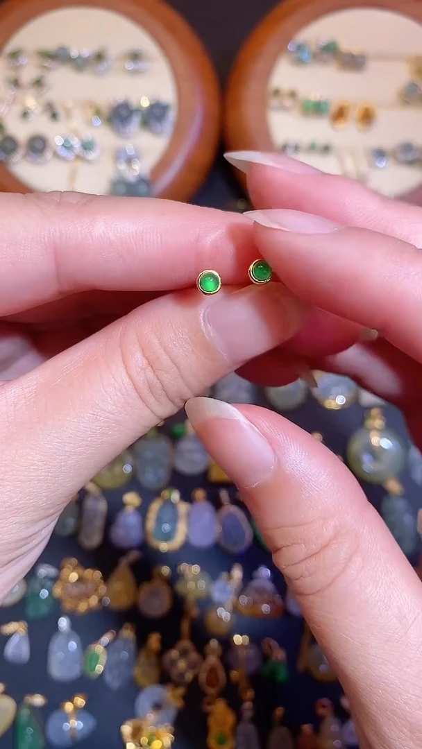 翡翠银S925镶嵌颈饰天然A货翡翠