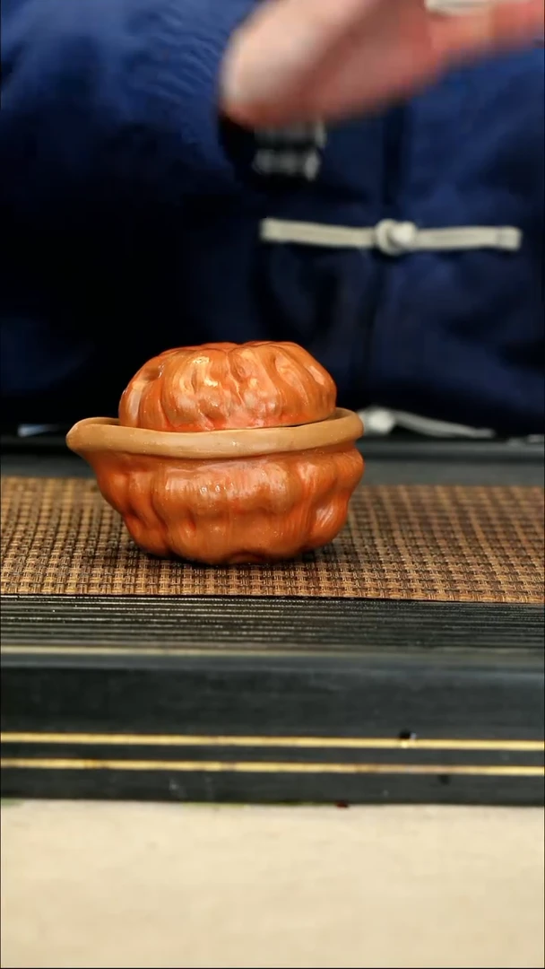 【闪购商品】紫砂茶壶66核桃手抓壶