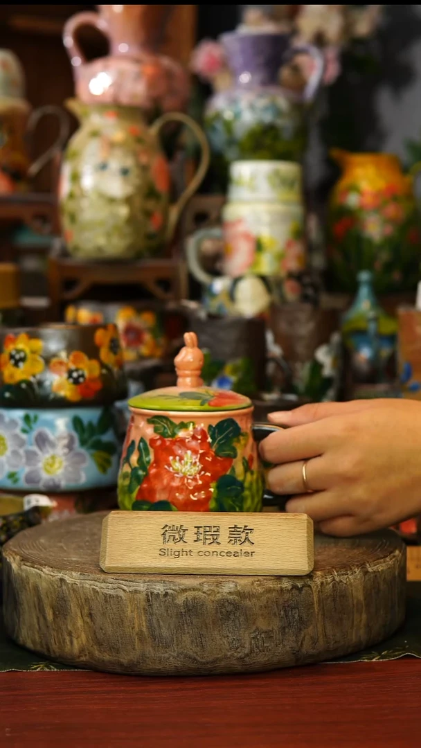 陶瓷105景德镇手工手绘釉下彩