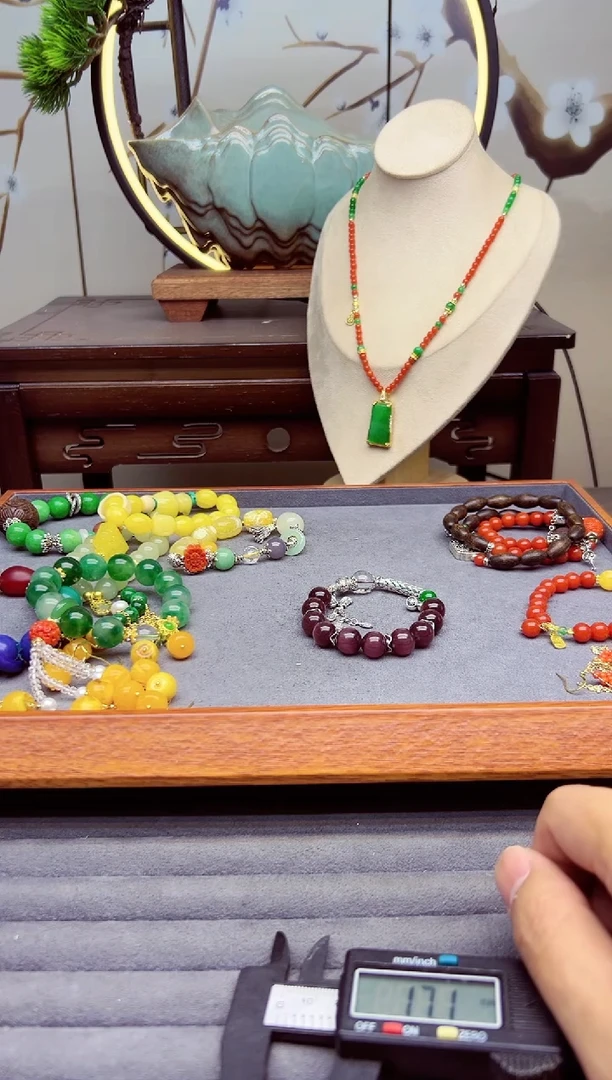 【闪购商品】发晶手链银S925镶嵌s515````