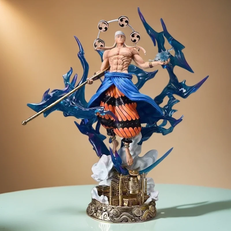 海贼王GK雷神艾尼路三头雕可替换可发光模型公仔摆件龙珠手办