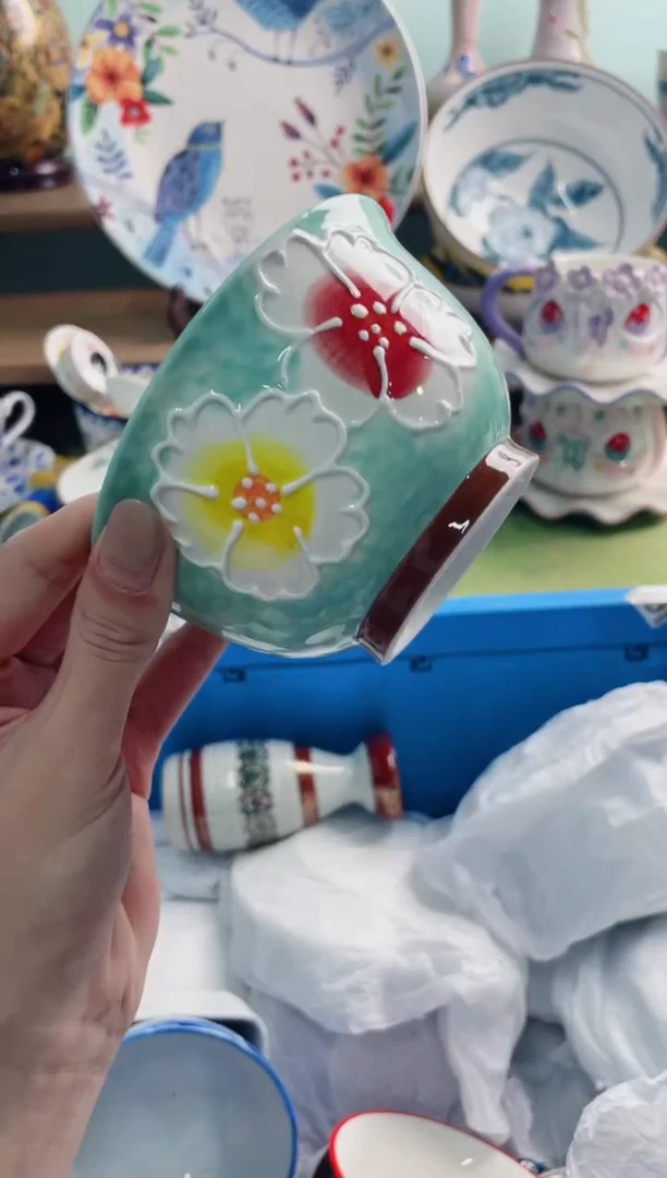 陶瓷德**玩X绿濑户烧********