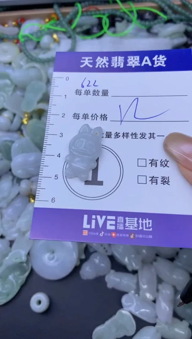 颈饰未镶嵌翡翠天然翡翠A货批量多样性发一件