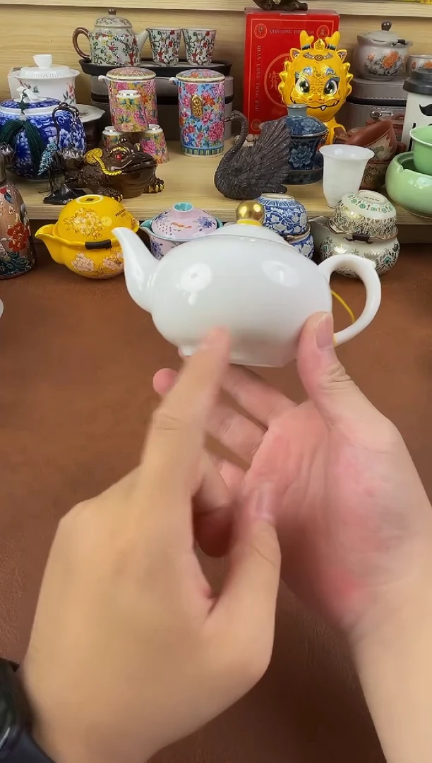 陶瓷茶具摆件旅行套组