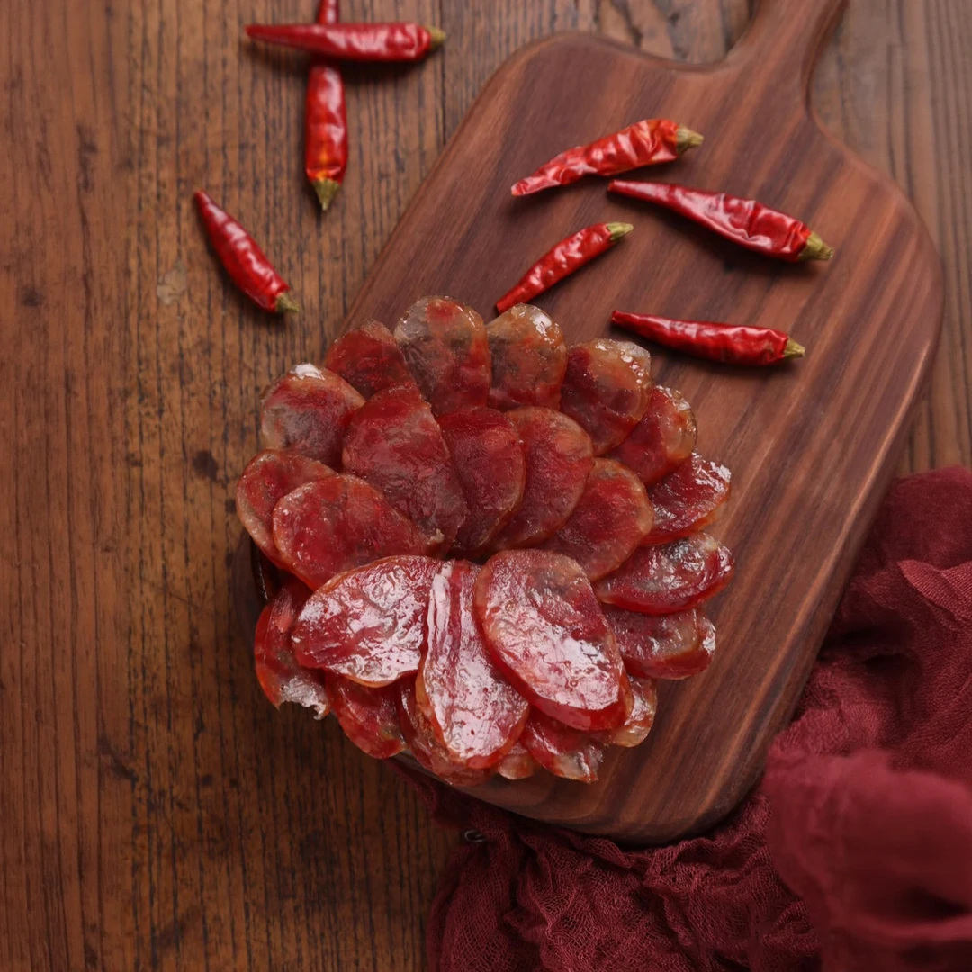 正宗甜辣/五香味猪肉腊肠纯手工制作（精选猪肉）