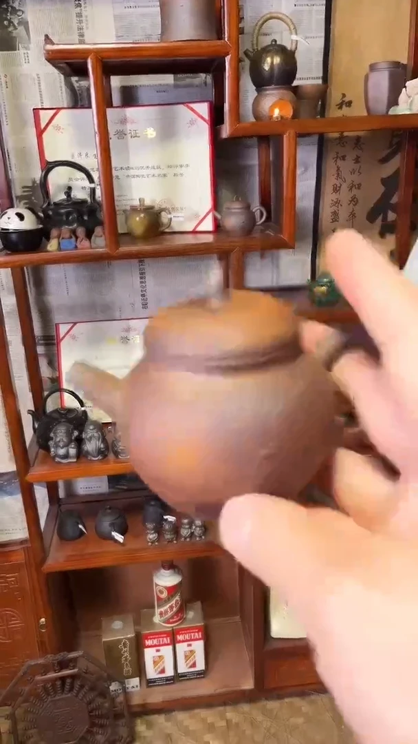 【闪购商品】B10磨砂感老岩泥茶壶不退换