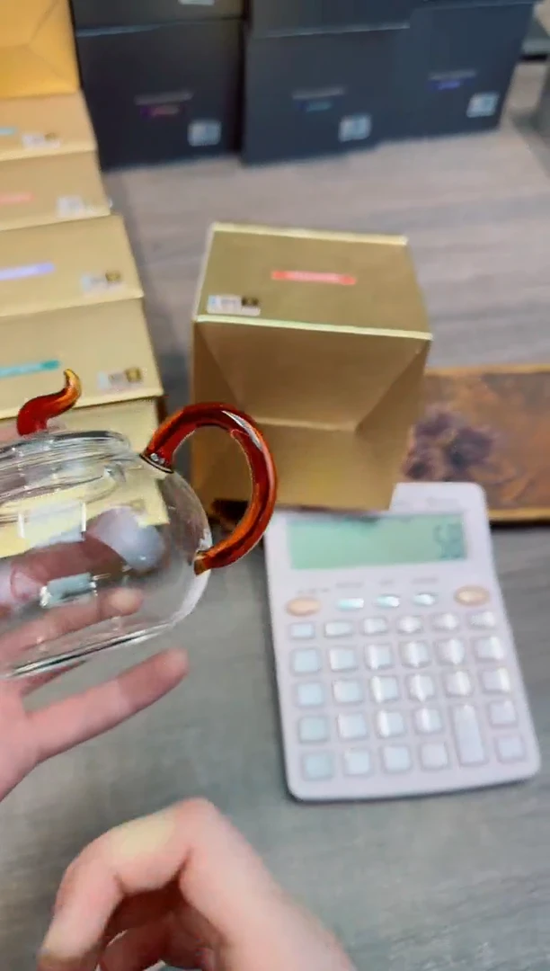 禾器粉金标丰登壶琥珀