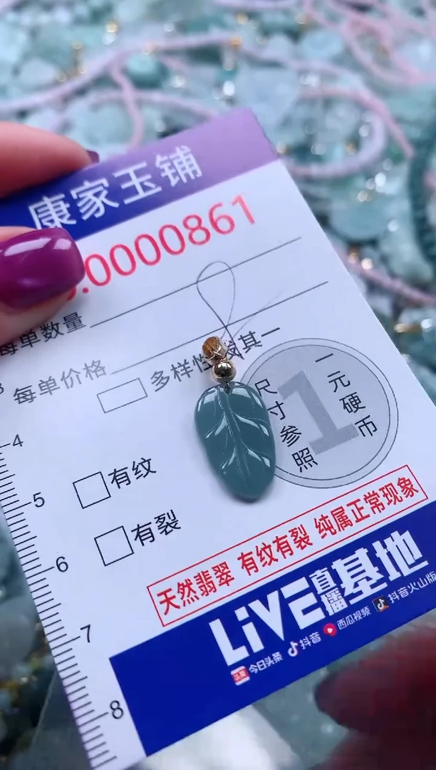 颈饰未镶嵌翡翠861