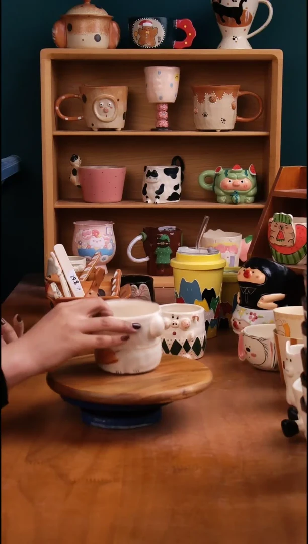 摆件陶景德镇原创手工陶瓷