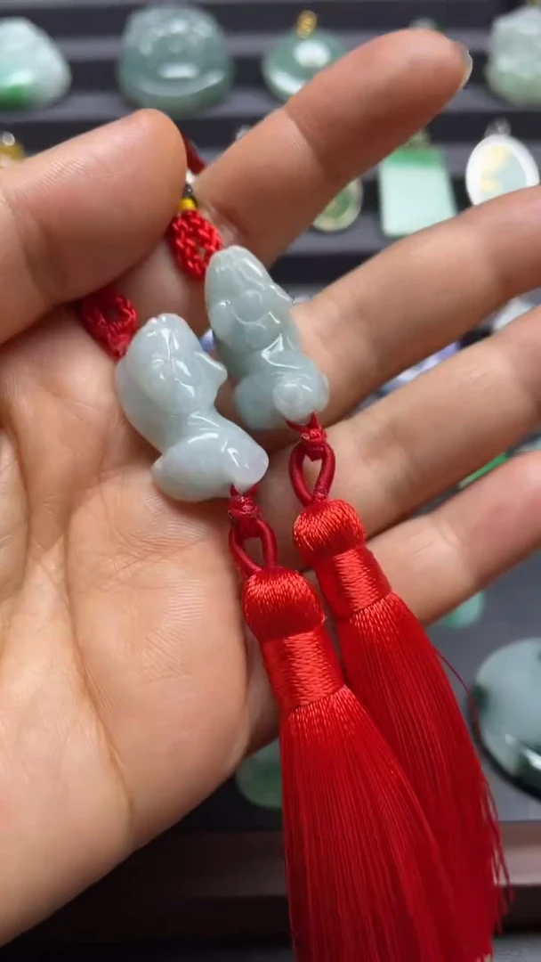 未镶嵌挂件翡翠貔貅挂件多样性发其一