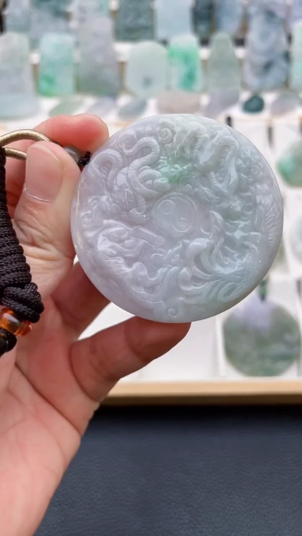 颈饰未镶嵌翡翠天然缅甸翡翠A货312