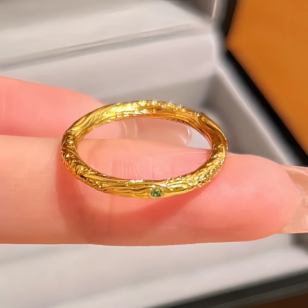 哪吒同款乾坤圈戒指情侣对戒情人节礼物可调节手工指环百搭尾戒