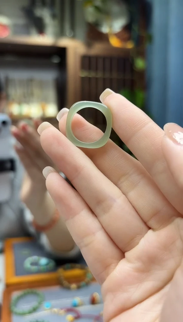 未镶嵌戒指和田玉和田玉指环13#HX