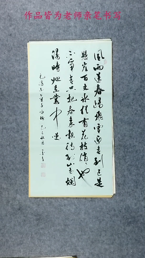 墨夫书法作品34*69cm----21